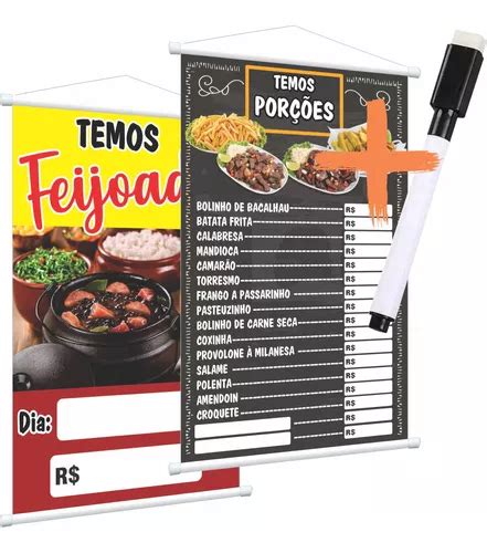 Kit Banners Por Es E Feijoada Restaurante Escreve E Apaga