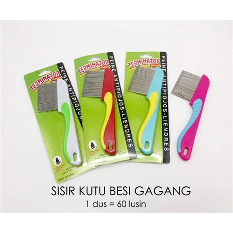 Jual Sisir Serit Gagang Sisir Kutu Gagang Besar Sisir Kutu Besi