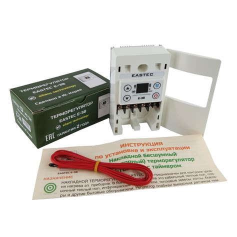 Терморегулятор EASTEC E-38 Silent (Накладной, симисторный, бесшумный, 2 ...