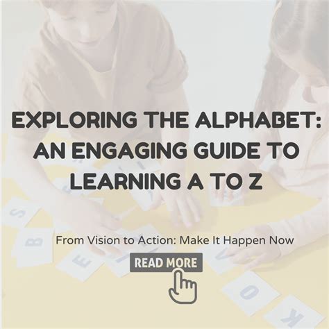 Exploring the Alphabet: An Engaging Guide to Learning A to Z – Tizoree
