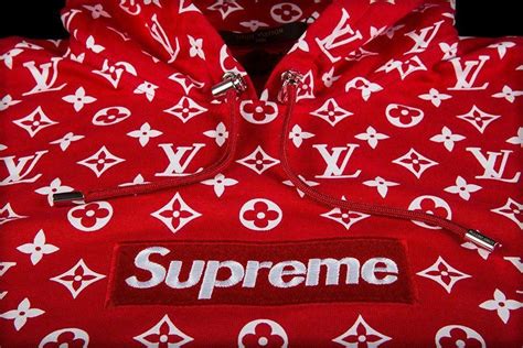 Supreme Louis Vuitton Lv Box Logo Hoodie Hooded Sweatshirt Sz Xl Rare Authentic Ebay Louis