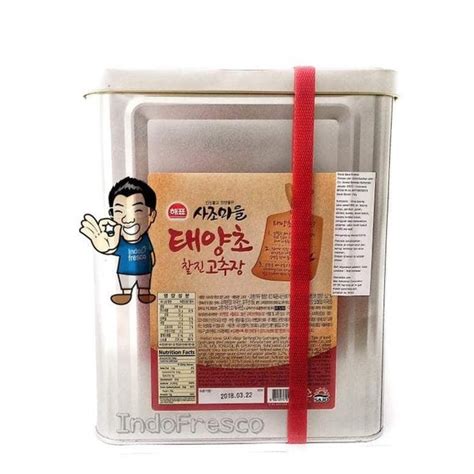 Jual Sajo Gochujang Saus Sambal Korea Hot Pepper Paste Kg Shopee Indonesia