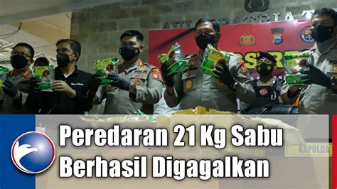 Sabu 21 Kilogram Gagal Beredar Di Makassar YouTube