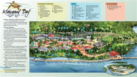 Mahogany Bay Cruise Center Map Mahogany Bay Isla Roatan Cruise Port