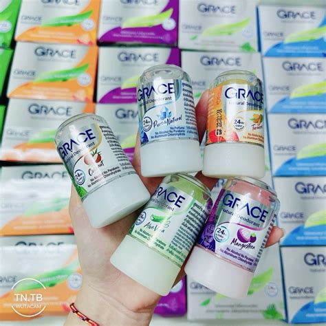 Grace Natural Crystal Deodorant 70g Assorted Flavors Shopee Singapore