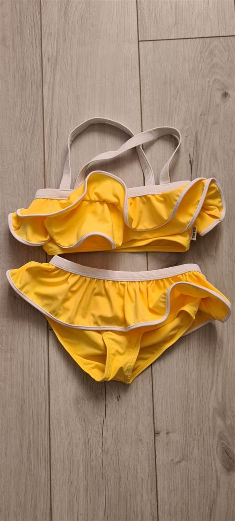 Купальник Kuling Бикини Cannes Frill Bikini Lemonade Optical White отзывы