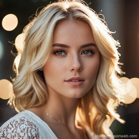 Blonde Figure Prompts Stable Diffusion Online