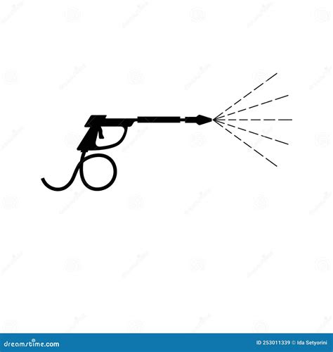 Pressure Washing Gun Logo Template Stock Illustration - Illustration of ...