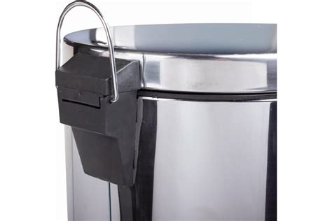 Ведро-контейнер LAIMA для мусора с педалью,5 л, зеркальное, нержавеющая ...