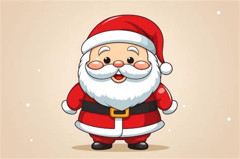 Premium Photo Cute Santa Illustration Vector Art