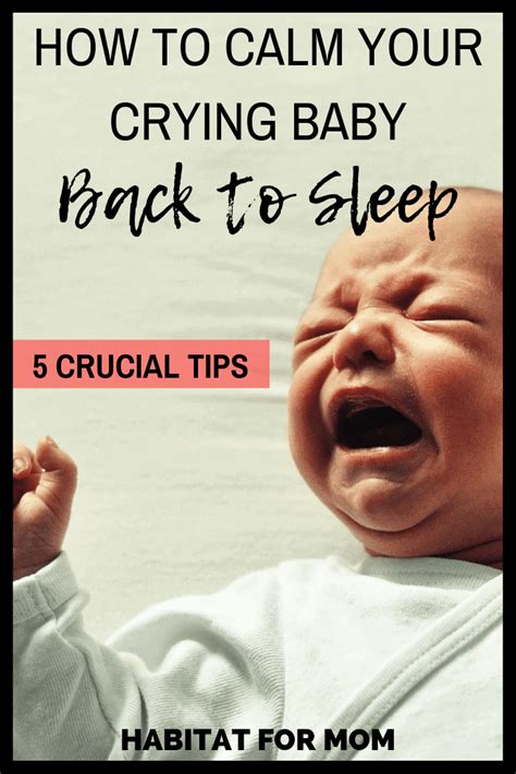 calm  crying baby   sleep  tips habitat  mom