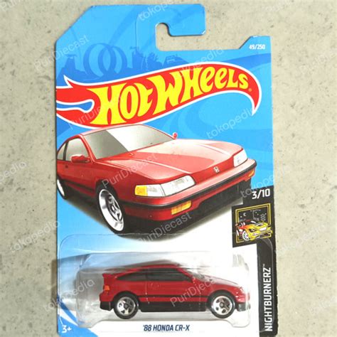 Jual HOT WHEELS HOTWHEELS HONDA CR X CRX NIGHTBURNERZ Merah Kota