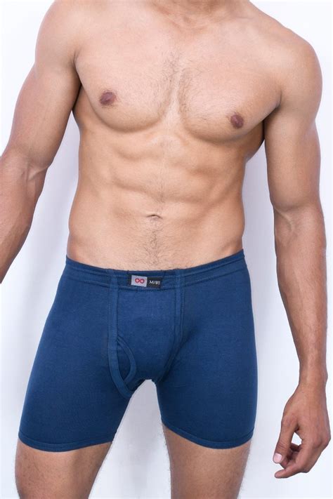 Go Yoga Gray Boxer Brief Men Cotton Underwear Machine Wash At Rs 410