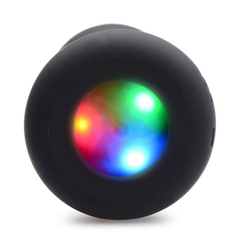 Light Up Silicone Anal Plug Small The BDSM Toy Shop