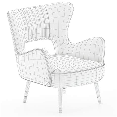 3D Model Armchair BABE By Munna 3d Model VR AR Low Poly CGTrader