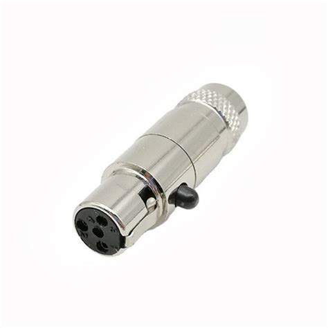 Разъем XLR MINI (гнездо на кабель) 4P - купить с доставкой по выгодным ...