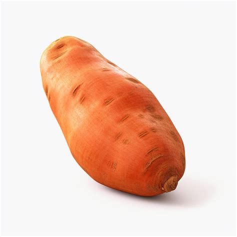 Premium Ai Image Sweet Potato Isolated On White Background