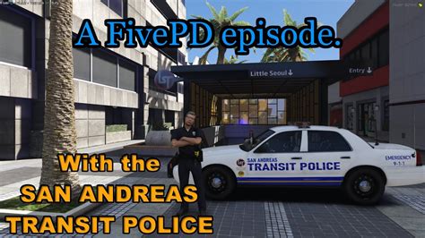 GTAV FiveM FivePD Police Sim Roleplay Patrol Of The Metro With