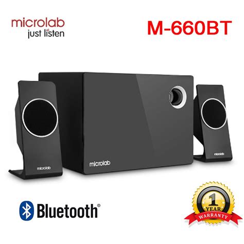 Microlab M-660BT ลำโพง พร้อมซับวูฟเฟอร์ ระบบ 2.1 ประกันศูนย์ 1 ปี ...