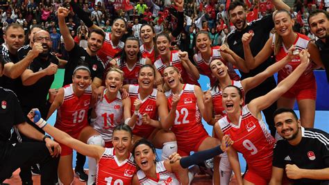 Fivb Volleyball Womens Nations League Winner Turkish National Team