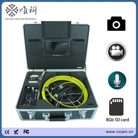 General sewer camera 40 meters waterproof pipe camera with 23mm camera ...