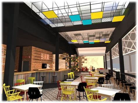 Diseño de Interiores Escuela de Arte de Motril Proyecto cafetería bar