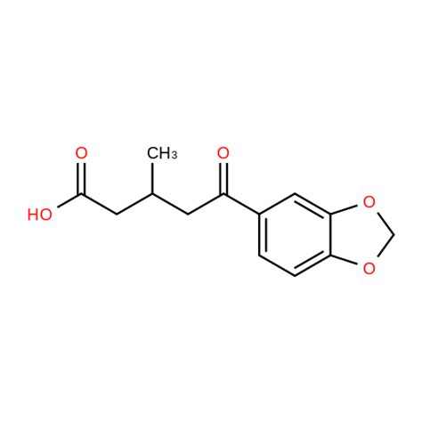 951894 10 3 5 Benzo D 1 3 Dioxol 5 Yl 3 Methyl 5 Oxopentanoic Acid