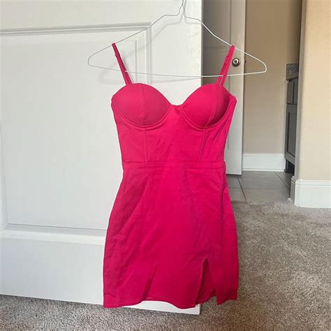 Superdown Hot Pink Mini Dress Perfect For Parties Depop