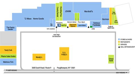 Store Shopping Map - Poughkeepsie Plaza