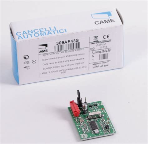 Декодер Радиочастоты AF43S | Комплектующие CAME | Декодеры