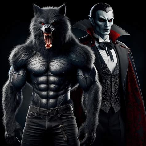 Lobisomens E Vampiros - O rei dos lobisomens ao lado do rei dos vampiros os guardiões da ...