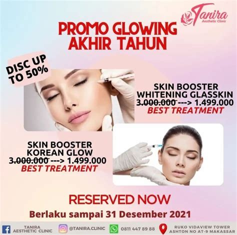 Tanira Aesthetic Clinic Promo Glowing Akhir Tahun Pluzid