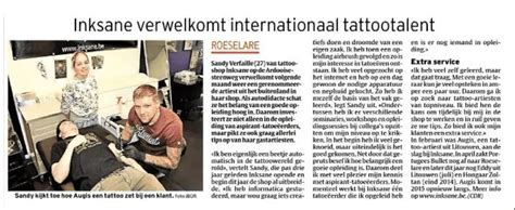 Inksane In De Media Inksane Tattoo Piercing