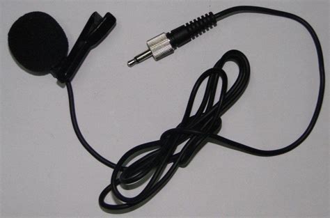 Best Quality Lapel Pin Mount Style 3 Pin Clip On Microphone For