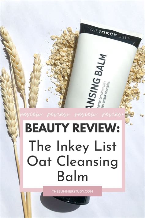 Review the inkey list oat cleansing balm – Artofit