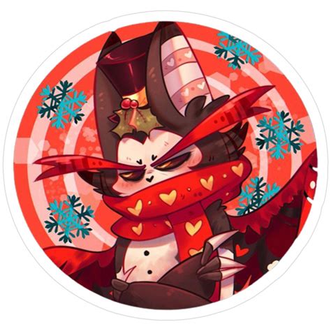 husk hazbin hotel sticker em  arte de fa arte  personagens