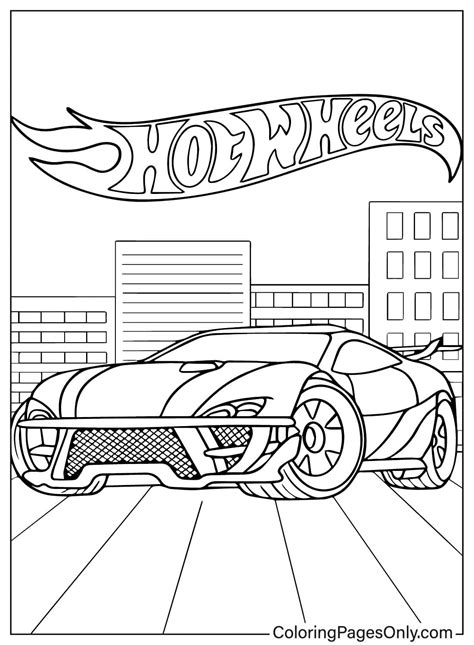Mustang Hot Wheels Dibujos Para Imprimir Gratis