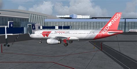 Fs Fsx Red Wings Airlines Airbus A Fictonal Nc Texture