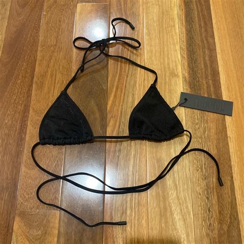 Triangl Black Triangle Bikini Top N N Brand New With Depop