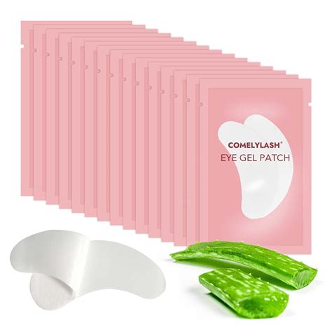 100 Pairs Under Eye Gel Pads For Eyelash Extensions Collagen Aloe Vera Hydrogel Lint Free