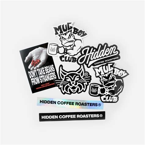 Hidden Coffee Roasters Sticker Pack
