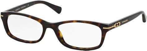 Coach Hc6054 5001 Eyeglass Frame Elise Dark Tortoise Wdemo Lens 50mm Health