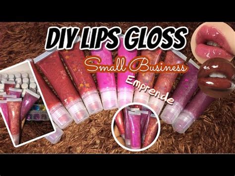 Como Hacer Lips Gloss Para Negocio Brillo De Labios Diy Butterfly