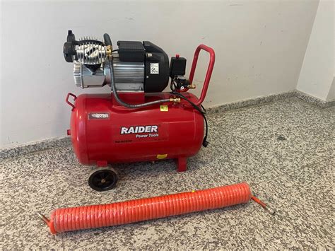 Компресор 100L 2.2kW 8 bar RD-AC03 + Маркуч за компр. ø8x12mm 15m гр ...