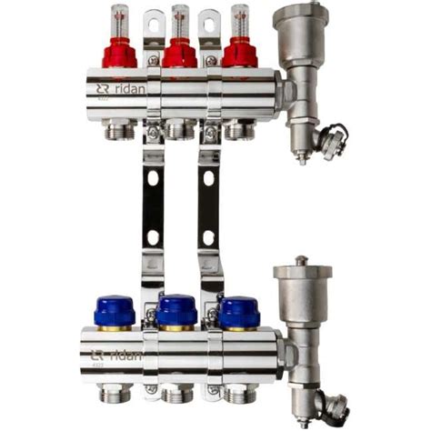 Коллектор+кронштейн+торцевая секция Ридан FHF-4RF set 088U0724R ...