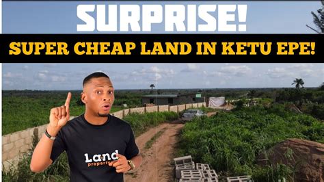 Cheapest Land For Sale In Epe Eden Castle Estate Ketu Epe Youtube