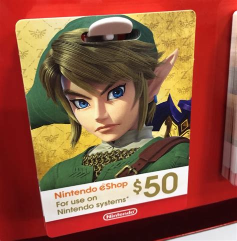 Nintendo Eshop Prepaid Cards Featuring Link Appear In North America