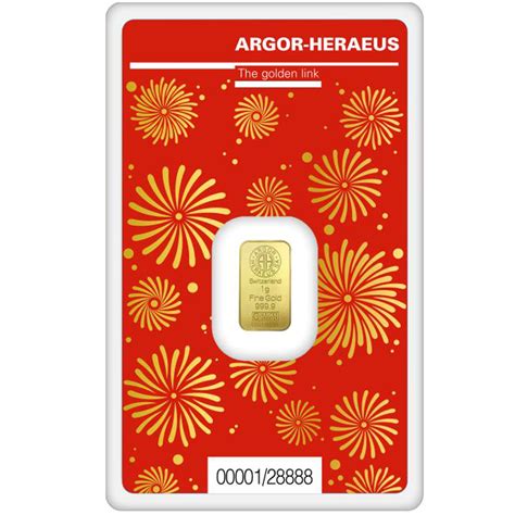 Goldbarren Argor Heraeus Gramm Drache