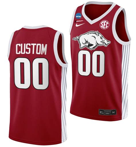 [Trending] Buy New Custom Arkansas Razorbacks Jersey Red