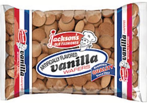 Jacksons Old Fashioned Vanilla Wafers Cookies 11 Oz Nutrition